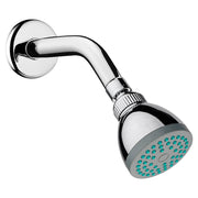 Shower head set with arm 1-function round 6 cm chrome Aqua Nuova