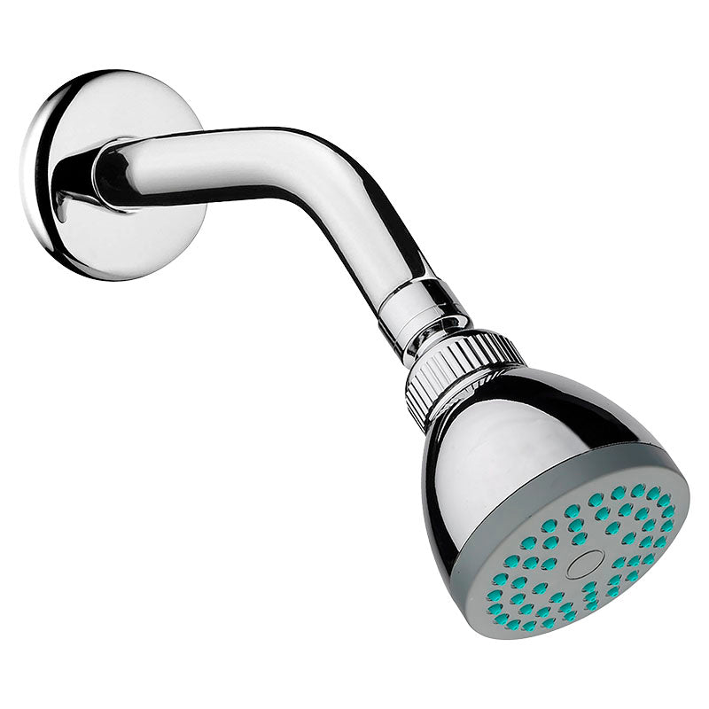 Shower head set with arm 1-function round 6 cm chrome Aqua Nuova
