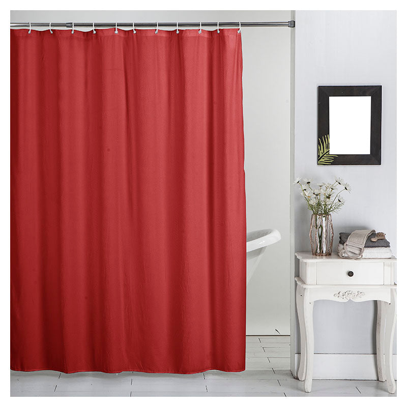 Cortina de baño poliéster colores variados 178 x 183 cm