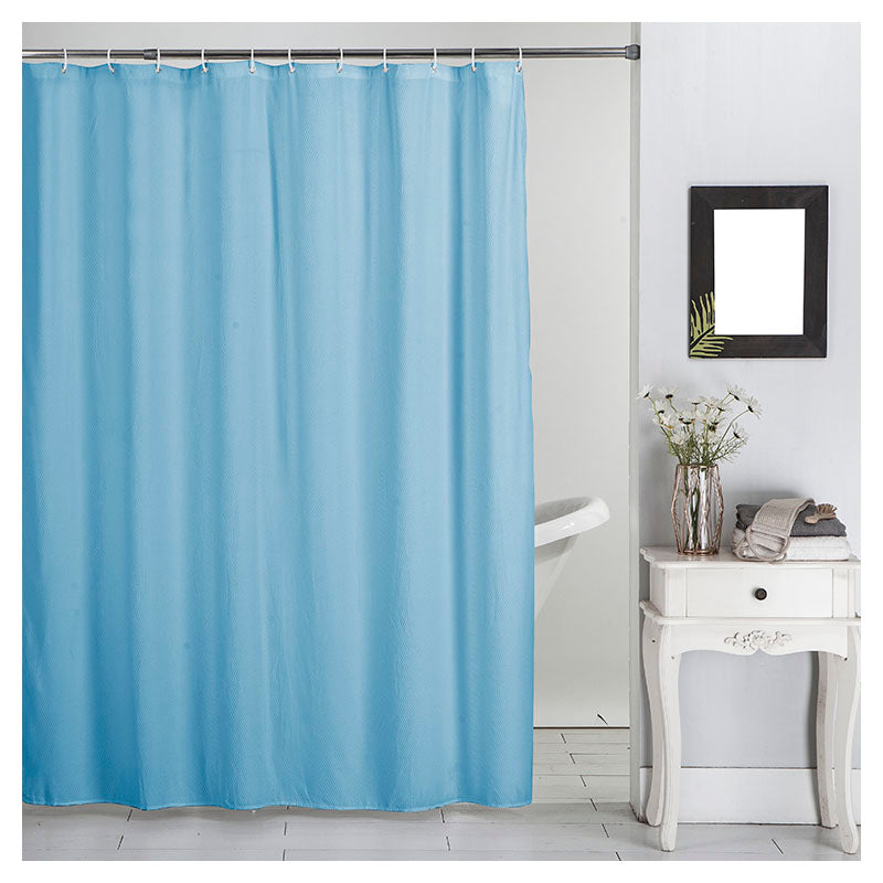 Cortina de baño poliéster colores variados 178 x 183 cm