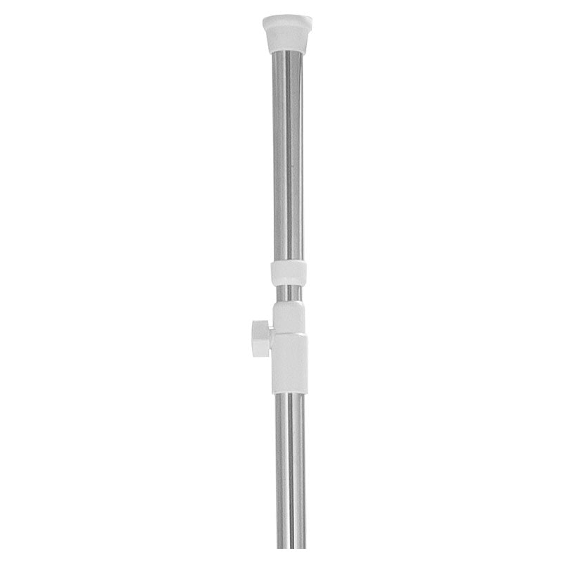 Organizador de ducha esquinero ajustable metálico 4 niveles cromado 28,5 x 20 x 250 cm