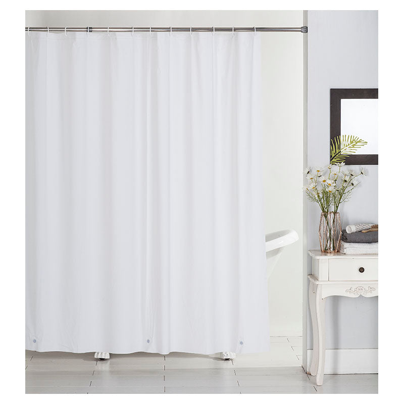 Cortina de baño pvc blanco 178 x 183 cm