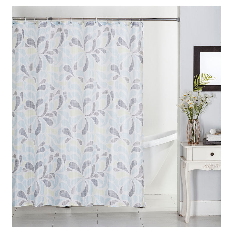 Cortina de baño poliéster estampado 183 x 183 cm