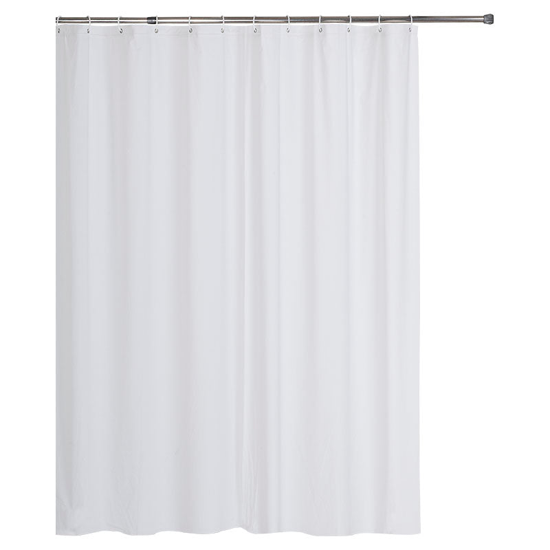 Cortina de baño poliéster blanco 183 x 183 cm