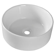 Lavamanos Trigno redondo sobreponer blanco 41 x 41 x 15,5 cm