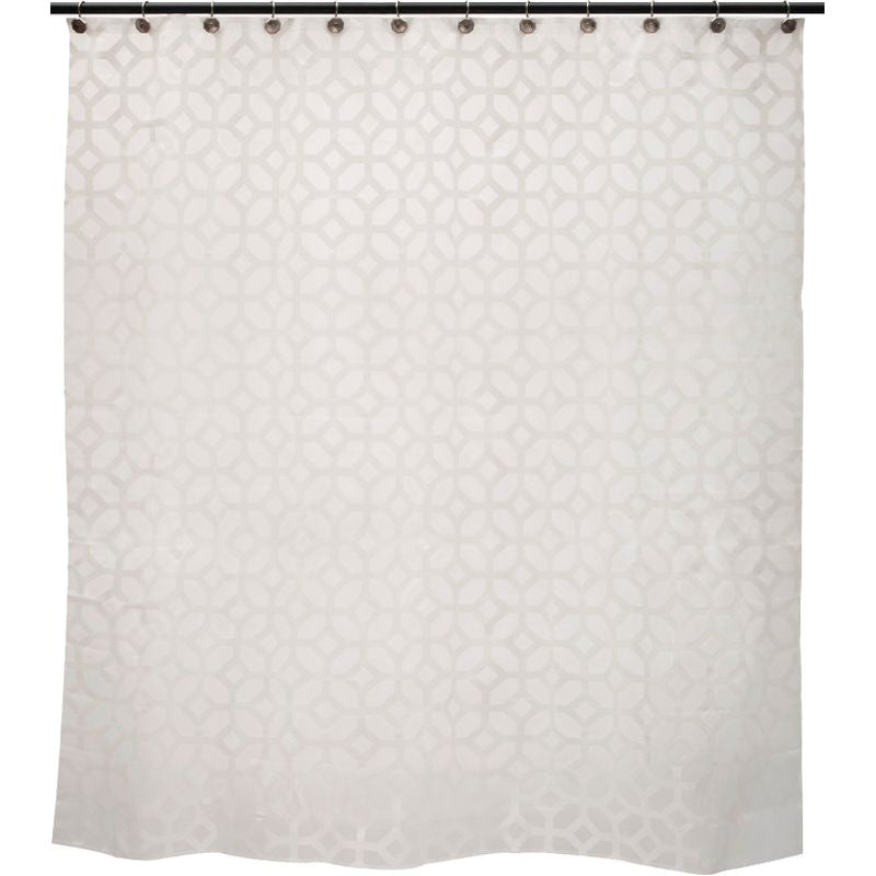 Gray PEVA Shower Curtain 178 x 183 cm