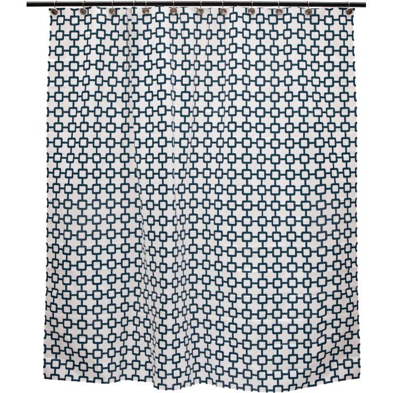 Cortina ducha peva azul 178 x 183 cm