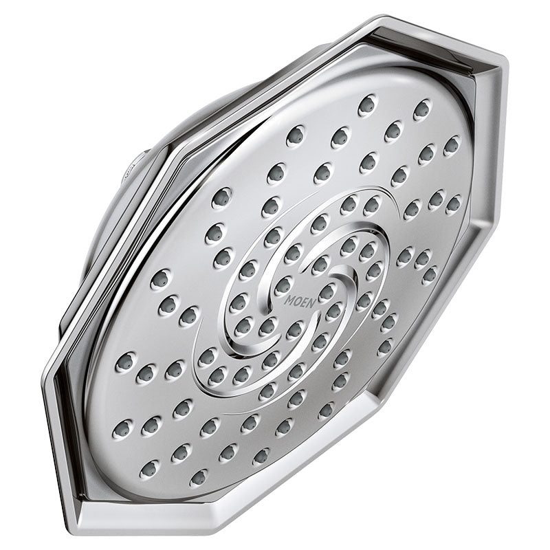 Moen Inspire Chrome Round Shower Head, 1-Function