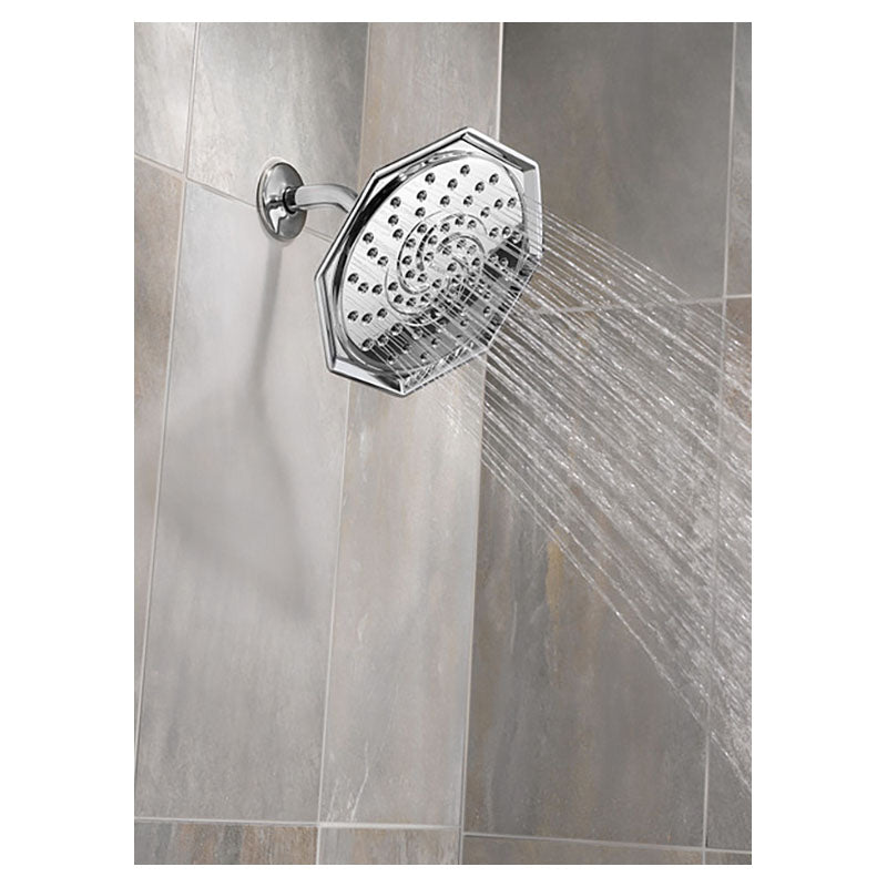 Moen Inspire Chrome Round Shower Head, 1-Function