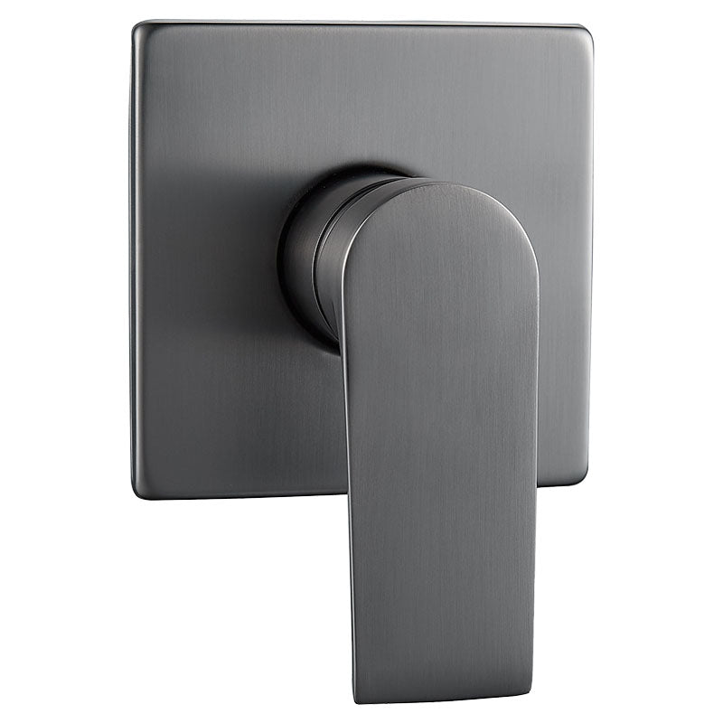 Mezclador de ducha Burgos monomando gris gunmetal Aqua Nuova Deluxe
