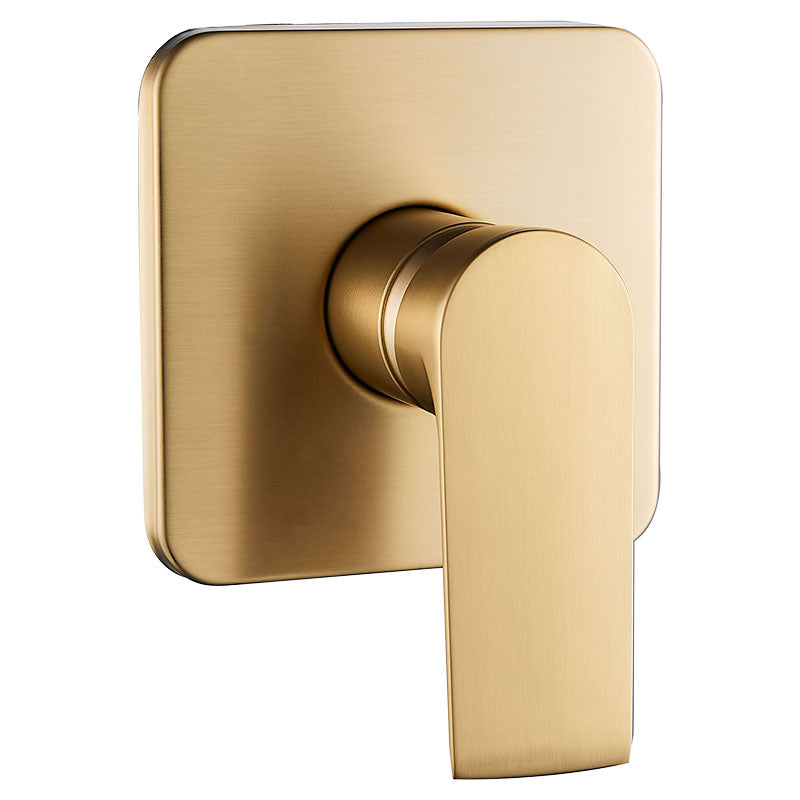 Mezclador de ducha Palma monomando dorado cepillado Aqua Nuova Deluxe