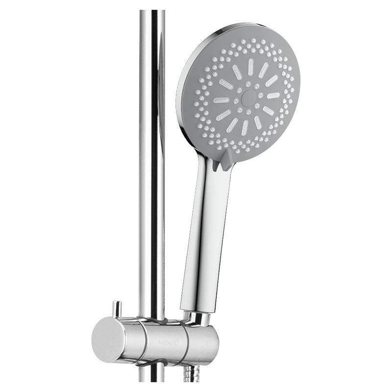 Aqua Nuova Stainless Steel Chrome Hot and Cold Water Simple Shower Column