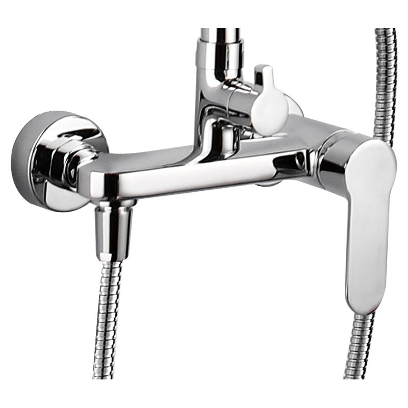 Aqua Nuova Stainless Steel Chrome Hot and Cold Shower Column