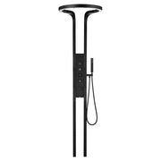 Aqua Nuova matte black stainless steel shower panel