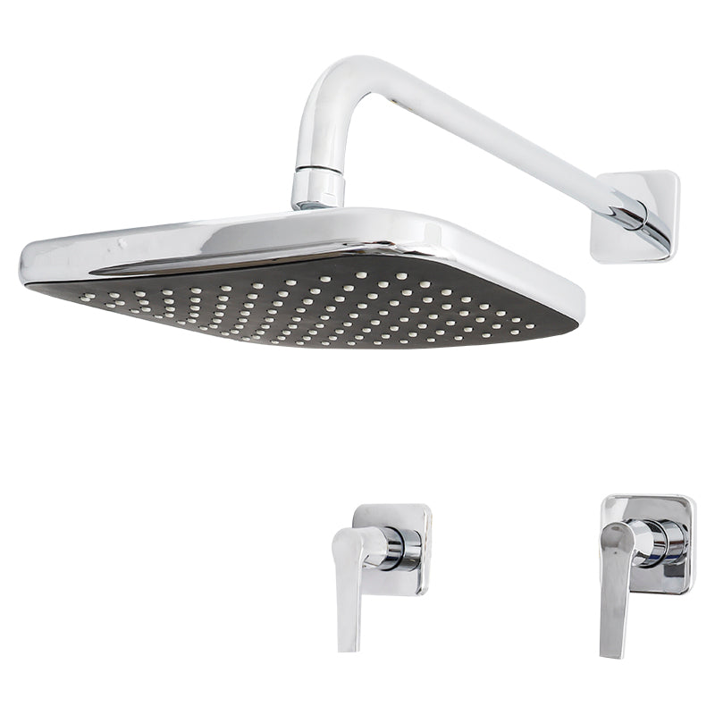 Lainz two-handle polished chrome lever-type shower faucet Pfister