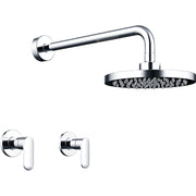 Maia two-handle polished chrome lever shower by Price Pfister