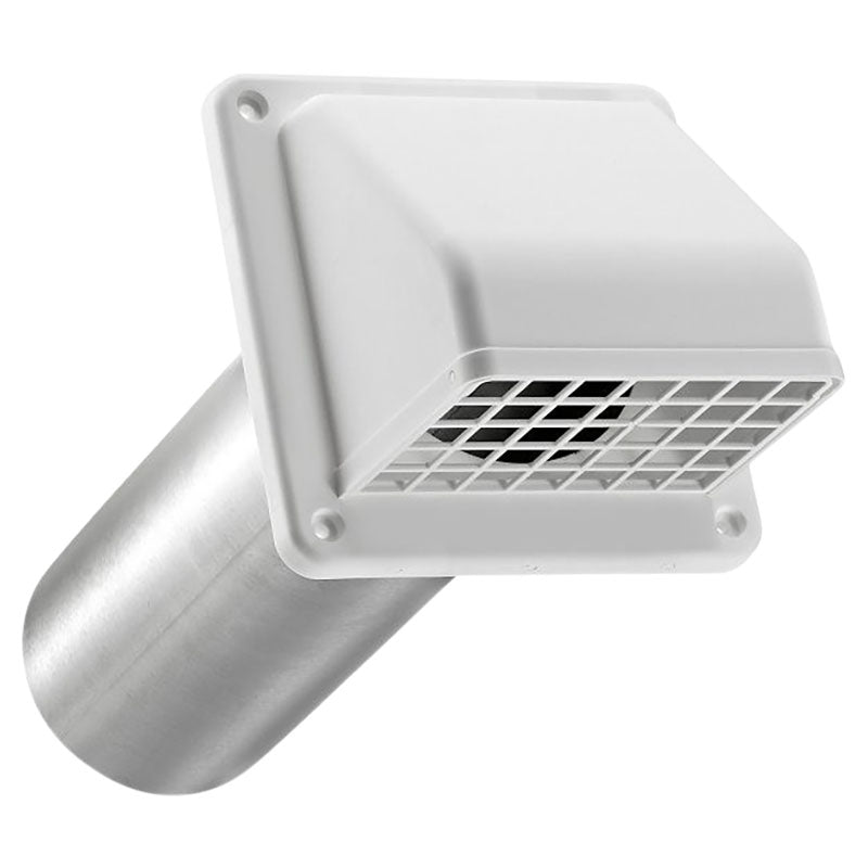 Hood ventilation duct 12.22 x 16.48 x 10.16 cm plastic and aluminum
