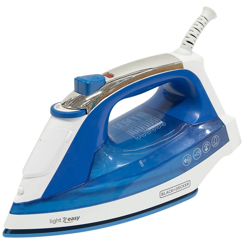 Plancha vapor suela cerámica con selector de tejidos