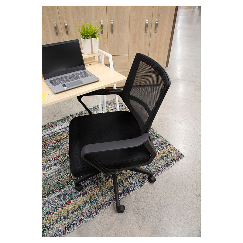 Silla ejecutiva con respaldar bajo
