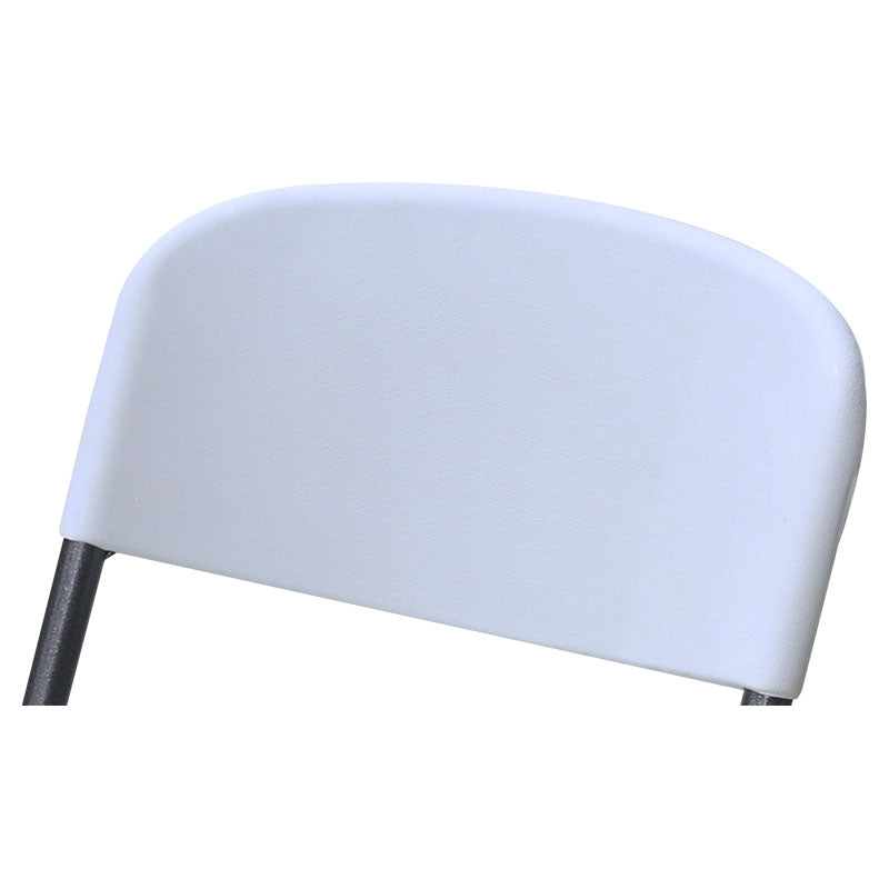 Silla plegable blanco 82 x 47,5 x 59,5 cm capacidad 300 kg