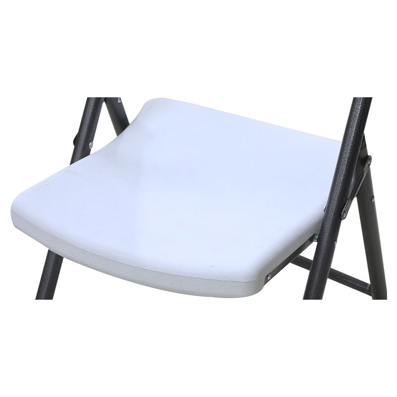 Silla plegable blanco 82 x 47,5 x 59,5 cm capacidad 300 kg
