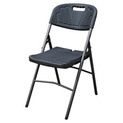 Folding chair black 80.5 x 44.5 x 63 cm capacity 300 kg