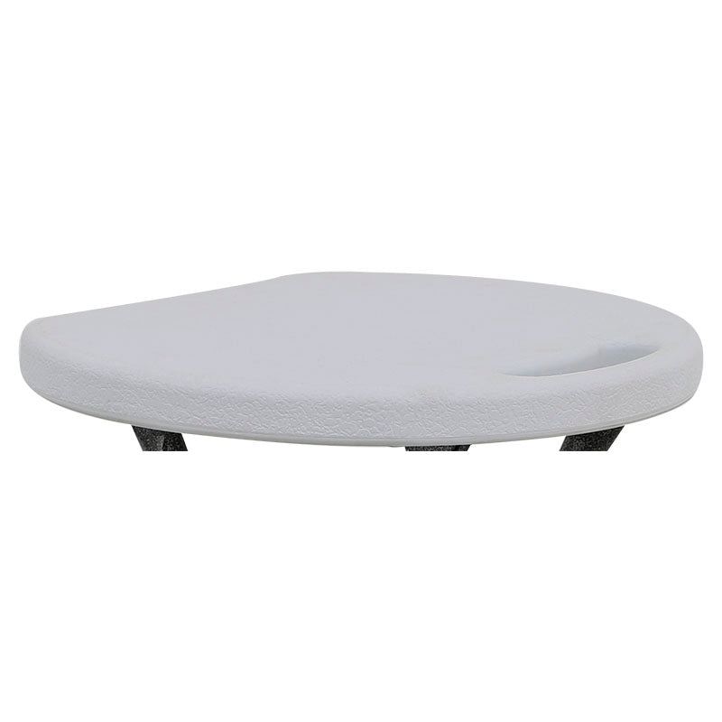Banco plegable blanco 46 x 29,5 x 33 cm capacidad 150 kg