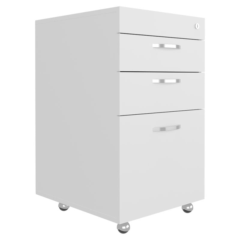 Archivador Boreal blanco de melamina 73,7 x 42 x 50,3 cm
