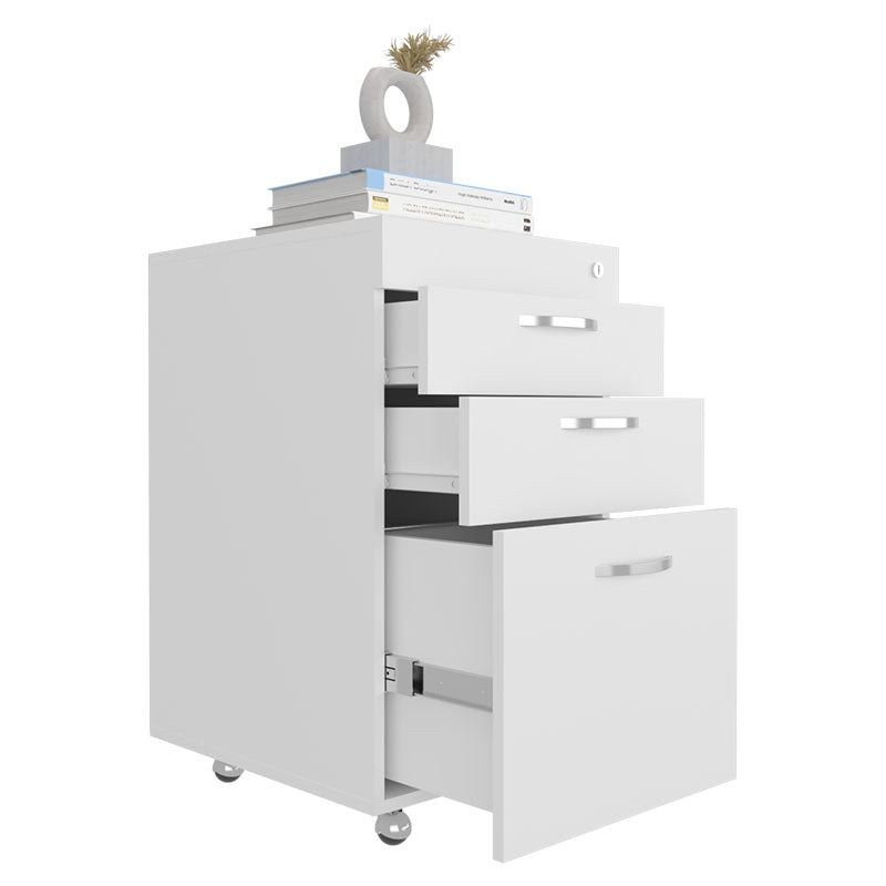 Archivador Boreal blanco de melamina 73,7 x 42 x 50,3 cm