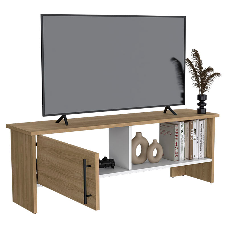 Mueble TV Belén melamina  fresno  42 x 120 x 31cm