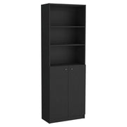Biblioteca Home 4 wengue de melamina 180,6 x 62,8 x 31,4 cm