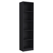 Biblioteca Home 3 wengue de melamina 180,6 x 45 x 29,9 cm