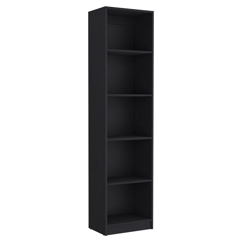 Biblioteca Home 3 wengue de melamina 180,6 x 45 x 29,9 cm