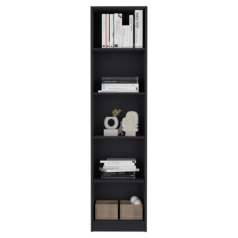 Biblioteca Home 3 wengue de melamina 180,6 x 45 x 29,9 cm