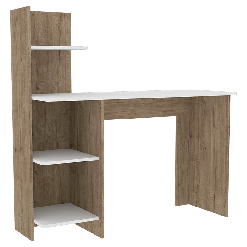 Escritorio Vilna melamina duna blanco 120,6 x 120 x 45 cm