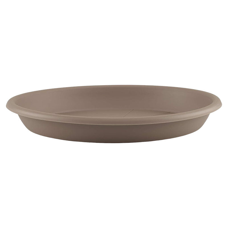 Plato para maceta Venezia plástico 3 x 22 cm taupe