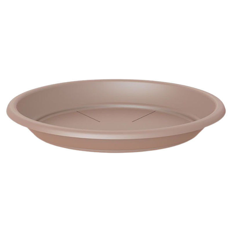 Plato para maceta Venezia plástico 4.3 x 30 cm taupe