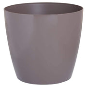 San Remo plastic floor planter 39.5 x 42 cm taupe