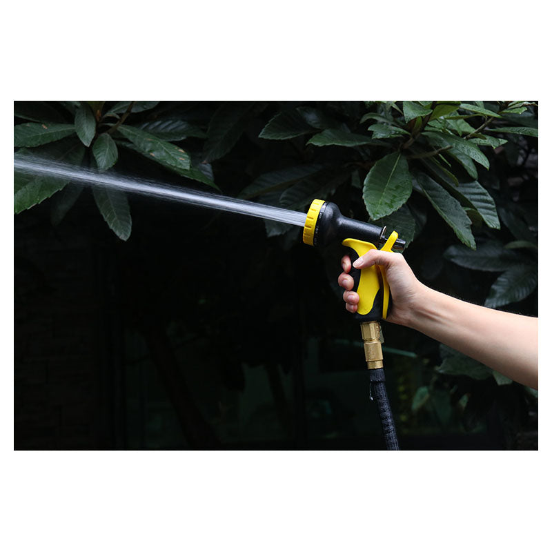 Expandable hose 3/4'' 7.5 to 23 m for domestic and commercial use, includes spray gun