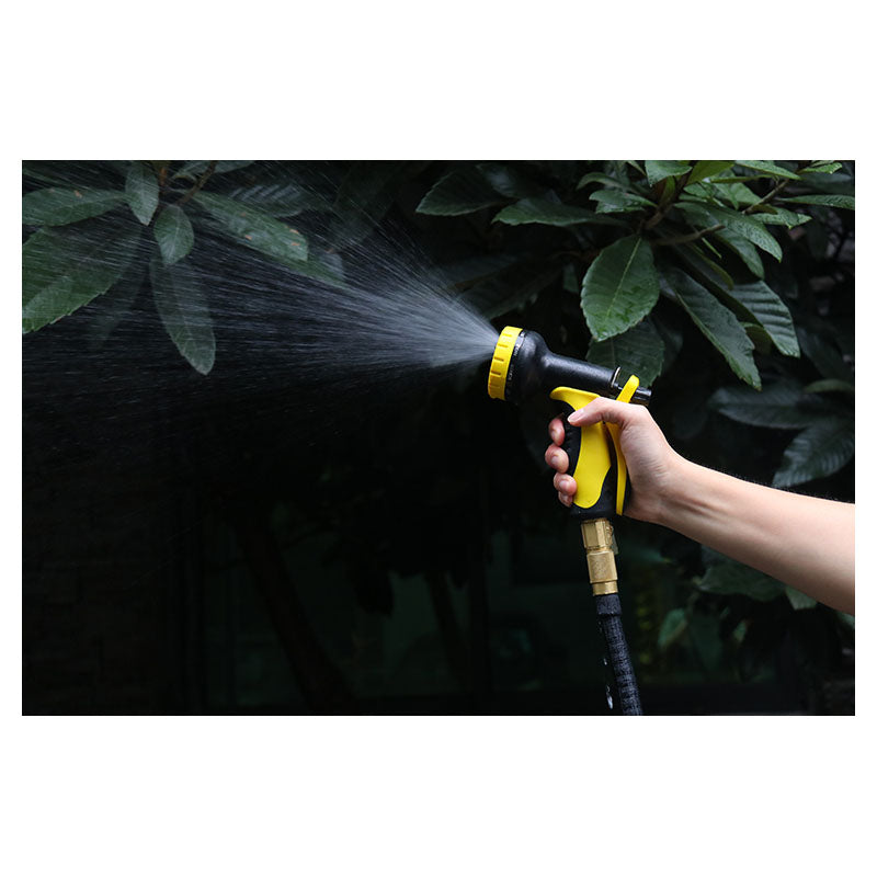 Expandable hose 3/4'' 7.5 to 23 m for domestic and commercial use, includes spray gun