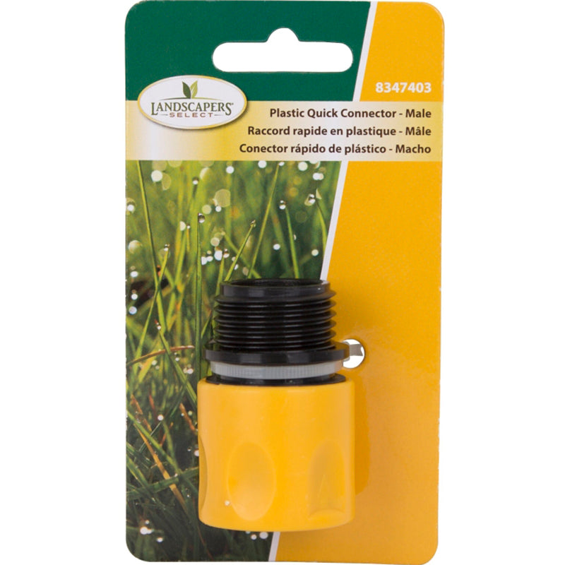 1 1/4" Plastic Male Quick-Connect Adapter