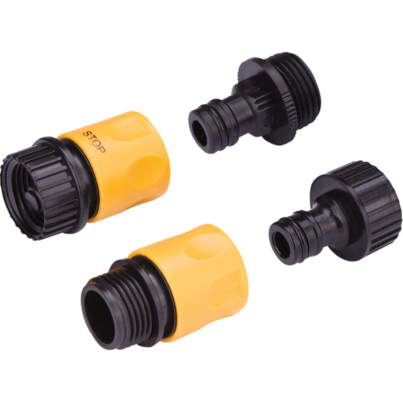 Plastic male and female adapter set