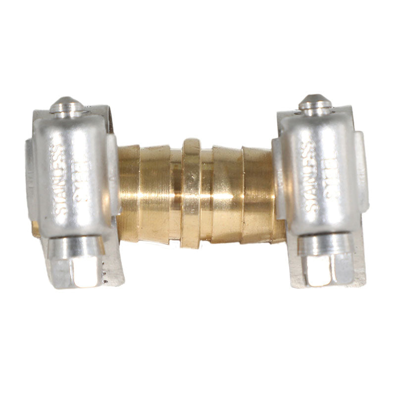 Male hose repairer 5/8" brass