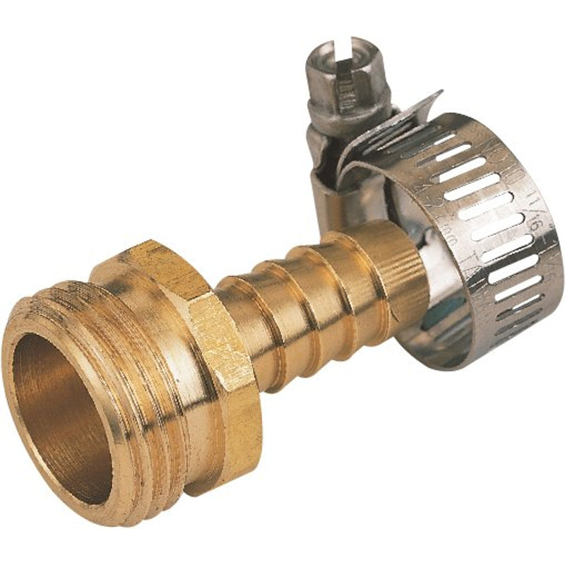 1/2" male brass coupling