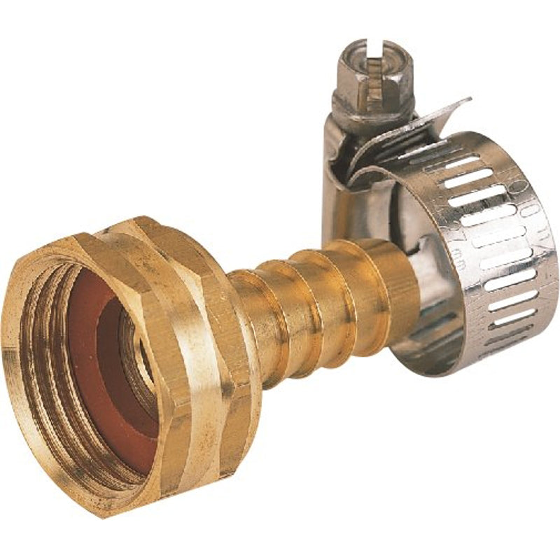 1/2" female metal coupling