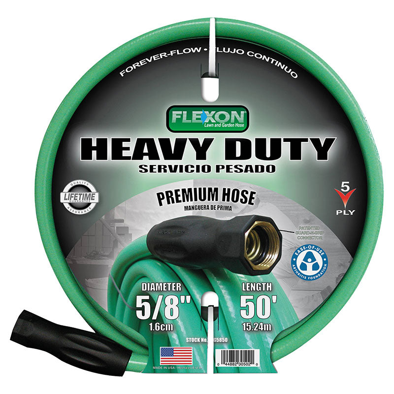 Manguera de uso pesado 5/8" x 15.24 m