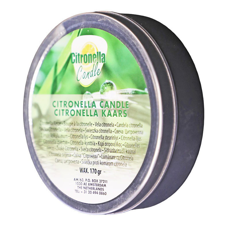 Vela Citronella Candle lata mosquitos 170 g