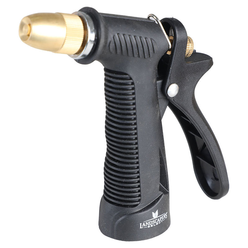 Metal spray gun adjustable jet