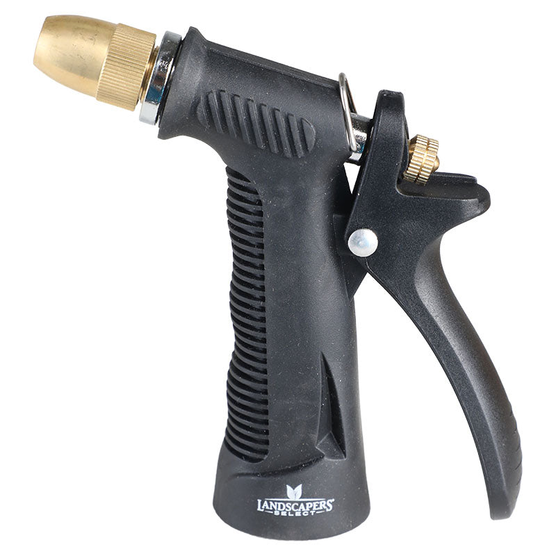 Metal spray gun adjustable jet