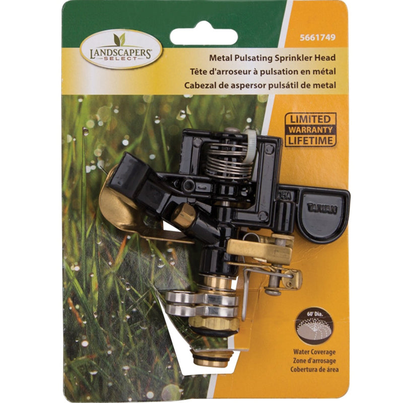 Zinc pulse irrigation sprinkler head 18.2 m range